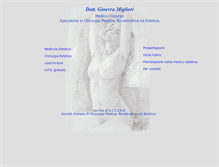 Tablet Screenshot of ginevramigliori.it